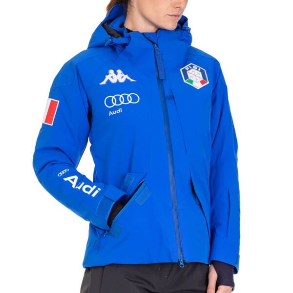 Kappa Womens Italian FISI Team Jacket - Blue1