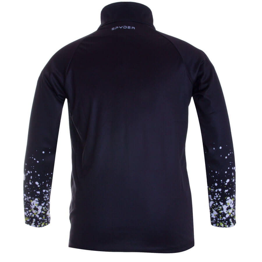Spyder Boys Limitless Print First Layer Shirt - Black Split2