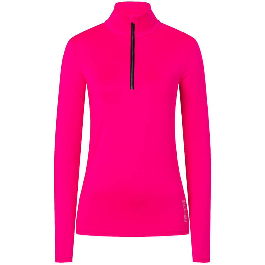 Bogner Fire + Ice Womens Margo2 First Layer Shirt - Neon Pink1
