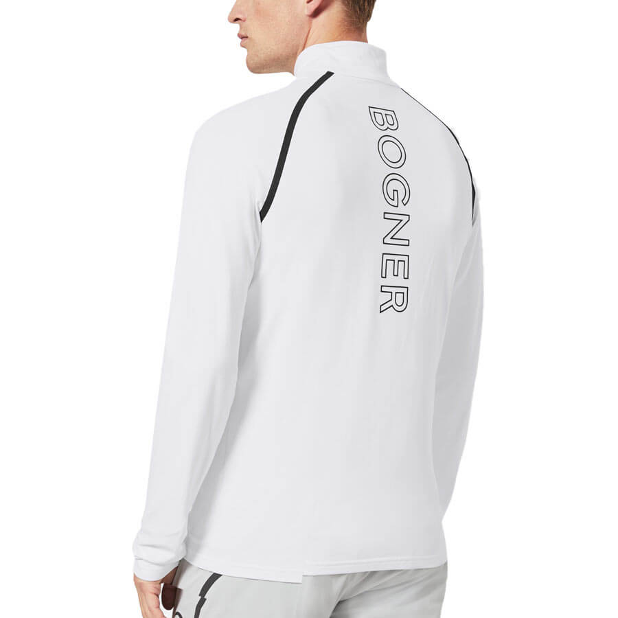 Bogner Mens Calisto First Layer Shirt - Offwhite Black4