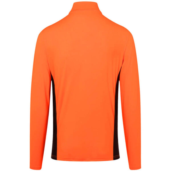 Bogner Mens Tarry1 First Layer Shirt - Shocking Orange Black2