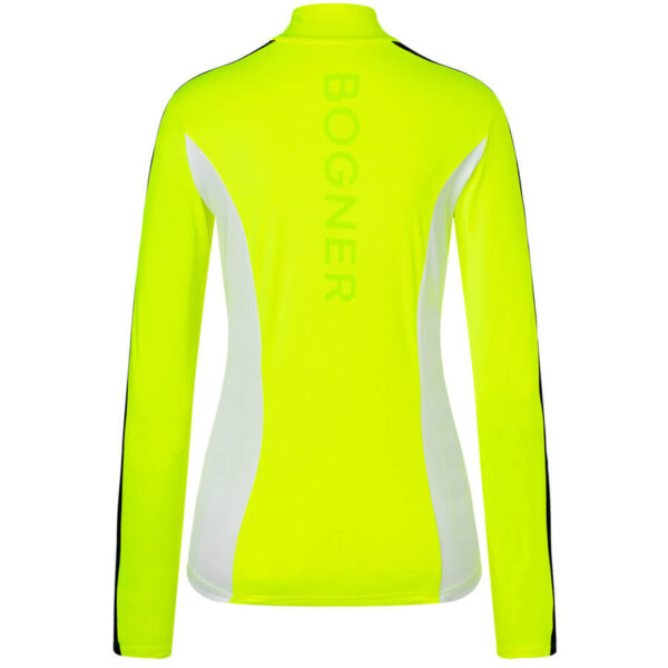 Bogner Womens Astha First Layer Shirt - Neon Lime2