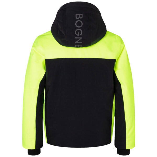 Bogner Boy's Lenno Jacket - Black Neon Lime2
