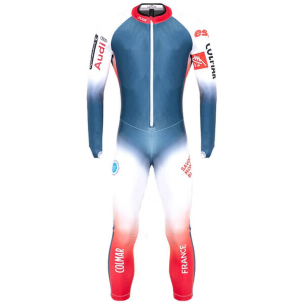 Colmar Womens DH France Team Race Suit - Blue White Red1