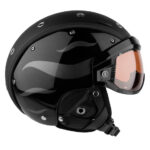 Bogner UNI B-Tec Flames Visor Helmet - Black3