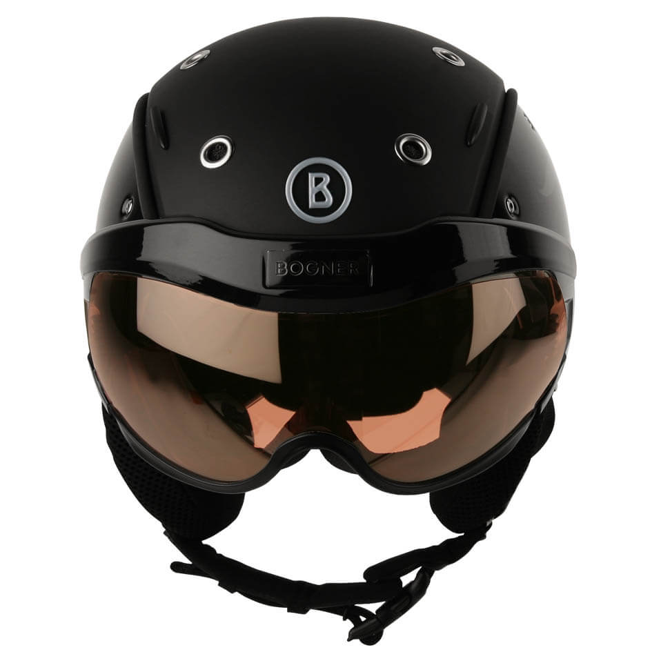 Bogner UNI B-Tec Flames Visor Helmet - Black1