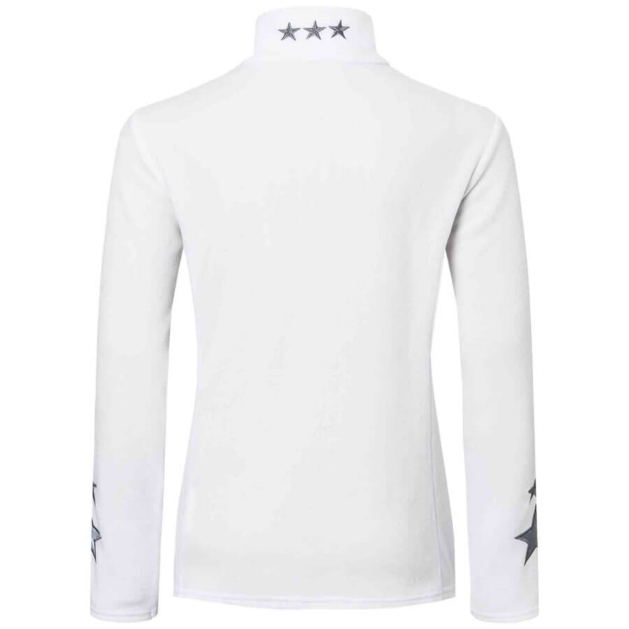 Bogner Girls Ida Fleece First Layer Shirt - White2