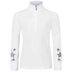 Bogner Girls Ida Fleece First Layer Shirt - White1