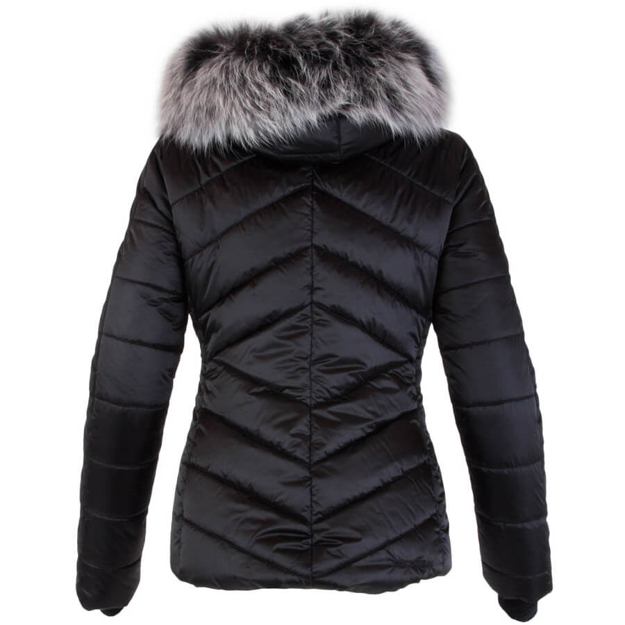 Sportalm Womens Blanche Jacket with Fur - Black2