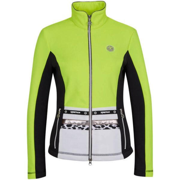 Sportalm Womens Sura Fleece Mid Layer Jacket - Bang Yellow1