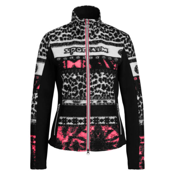Sportalm Womens Yukon Fleece Mid Layer Jacket - Flashy Black1