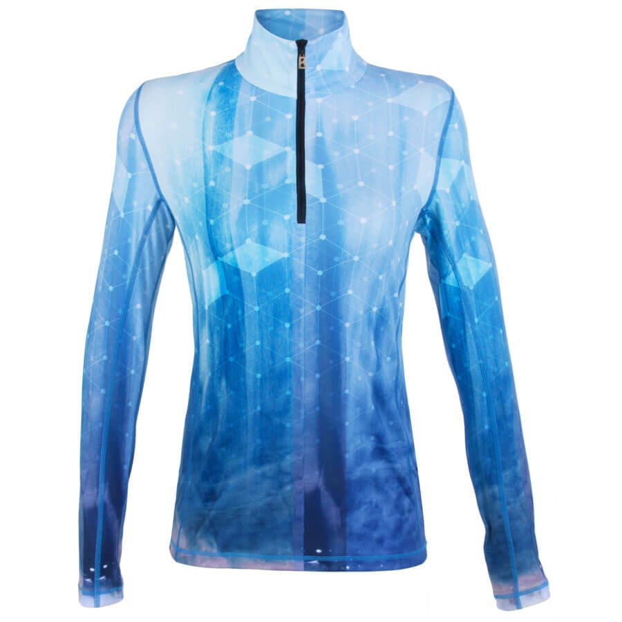 Bogner Fire + Ice Womens Alexia2 First Layer Shirt - Blue1