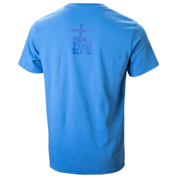Huski-Herren-Schweden-Team-Alpine-Logo-T-Shirt---Azurblau2