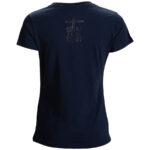 Huski Damen Schweden Team Alpin Logo T-Shirt - Navy Blue2