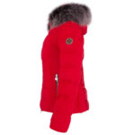 Sportalm Womens Hunter Jacket with Hood and Fur - Mars Red3