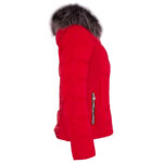 Sportalm Womens Hunter Jacket with Hood and Fur - Mars Red4