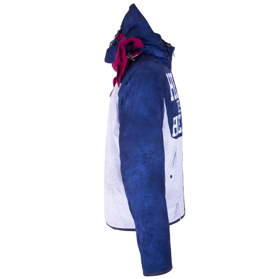 Hell is for Heroes Mens Icona Ski Jacket - White Blue4