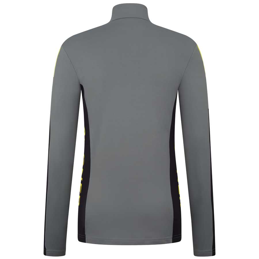 Bogner Mens Mica First Layer Shirt - Grey Black Yellow2