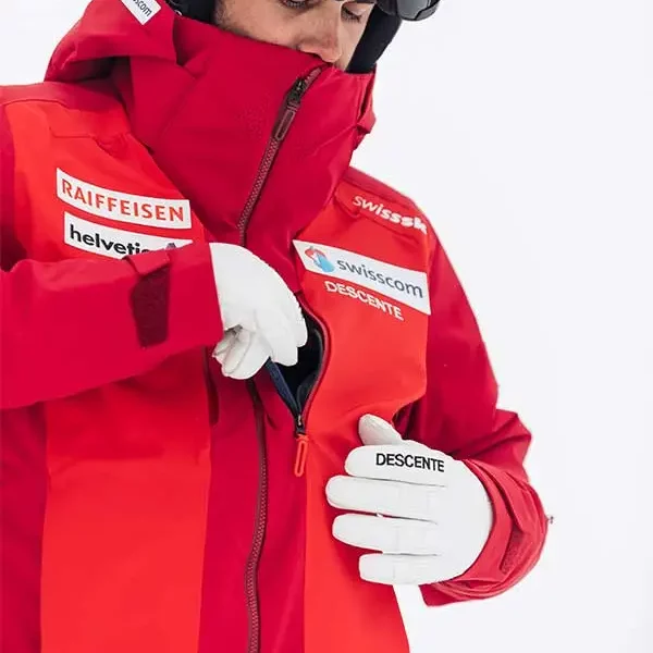 Descente Mens Swiss Ski Team S.I.O Jacket - Dark Red2