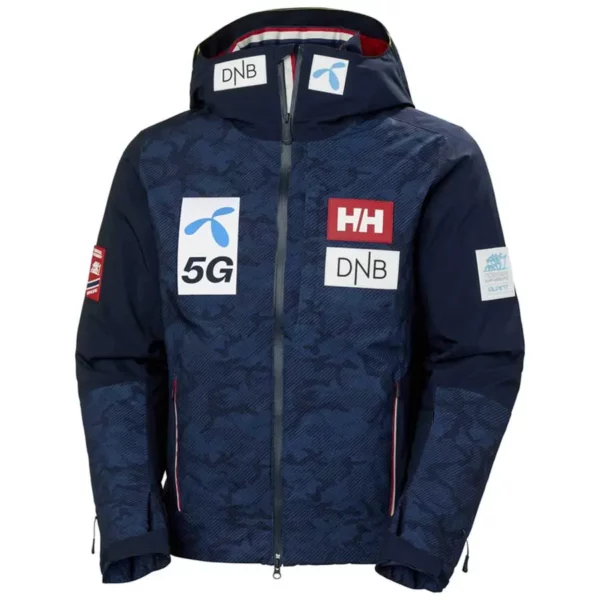 Helly Hansen Mens Norway Team Swift Infinity Jacket - Navy NSF1