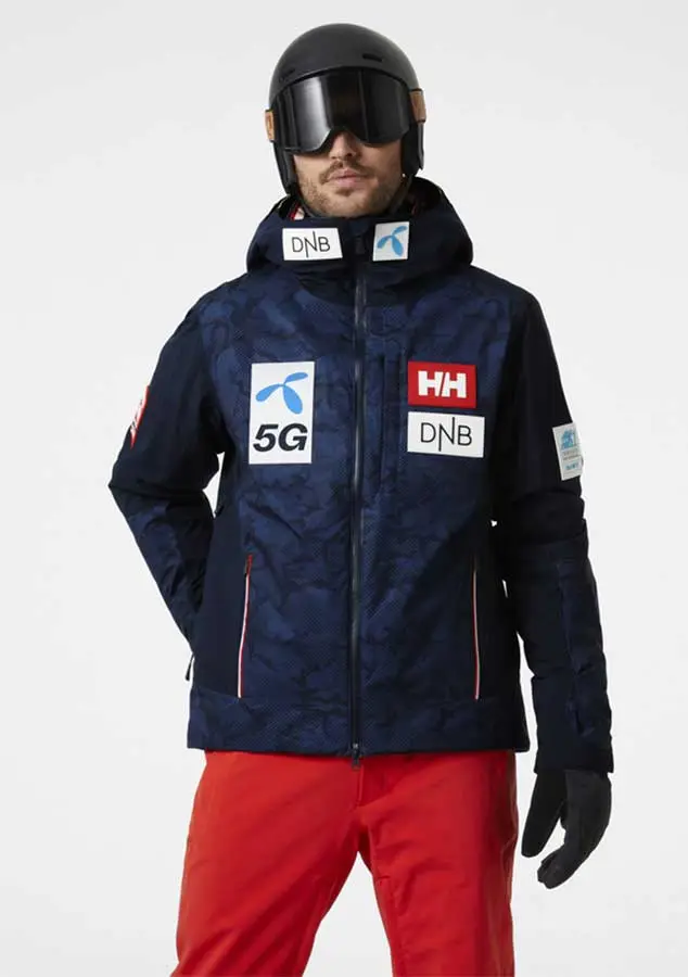 Helly Hansen, Swift Team veste de ski hommes Navy bleu