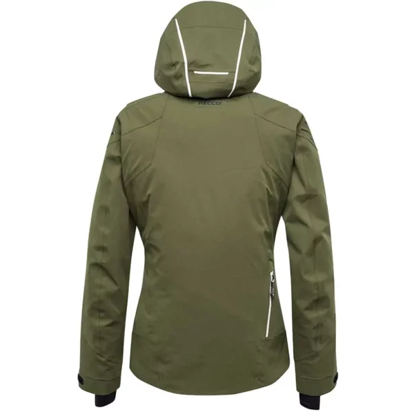 Hyra Womens Marmore Recco Ski Jacket - Army Green2