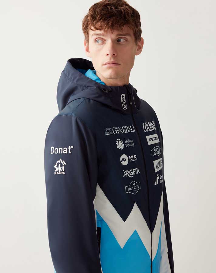 Colmar Mens Slovenian Ski Team Jacket - Light Blue Blue5