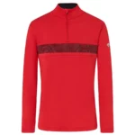 Descente Mens Cedric First Layer Shirt - Electric Red1