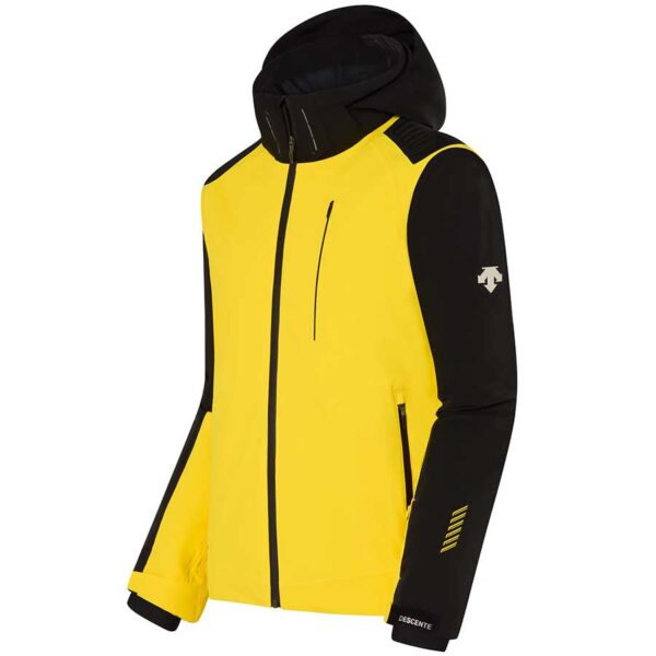 Descente Mens Reign Ski Jacket - Marigold Yellow Black1