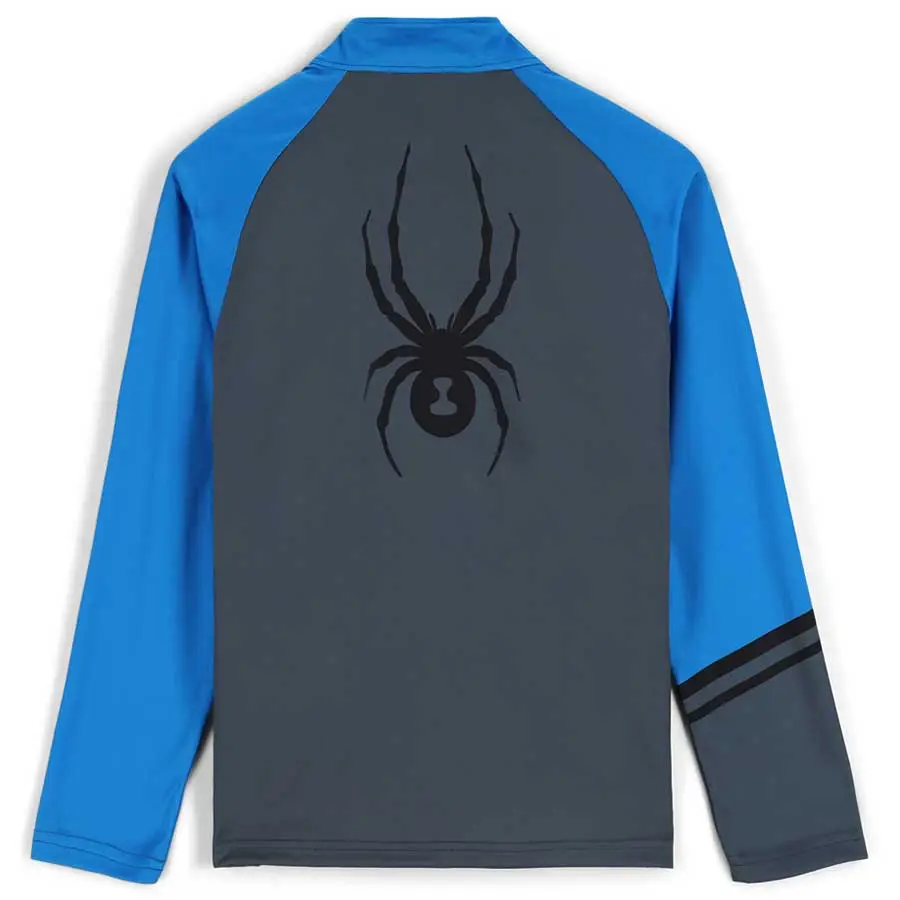 Spyder Boy's Web First Layer Shirt - Ebony Colligate 