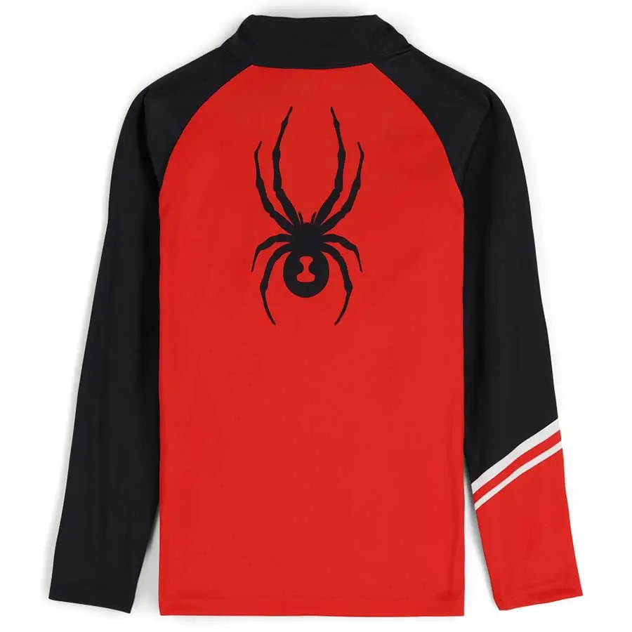 Spyder Boy's Web First Layer Shirt - Volcano Black 