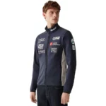 Colmar Mens France Alpine Team Fleece Mid Layer Jacket - Blue4