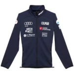 Colmar Mens France Alpine Team Fleece Mid Layer Jacket - Blue1
