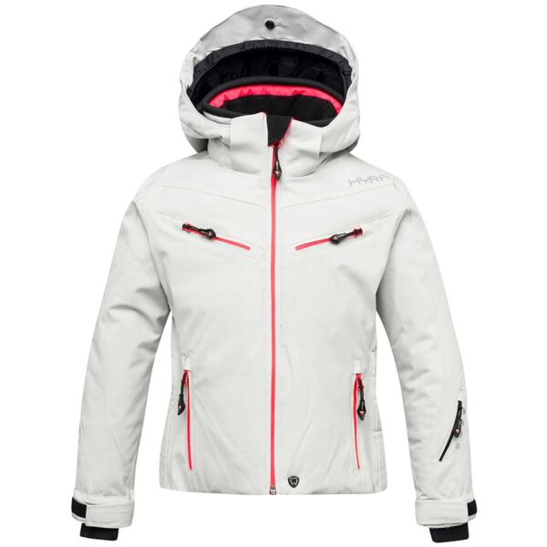 Hyra Girls Visp Ski Jacket - Cloud Grey1