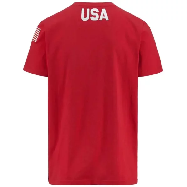 Kappa-Herren-USA-Alpine-Team-T-Shirt-–-Rot-USST_12