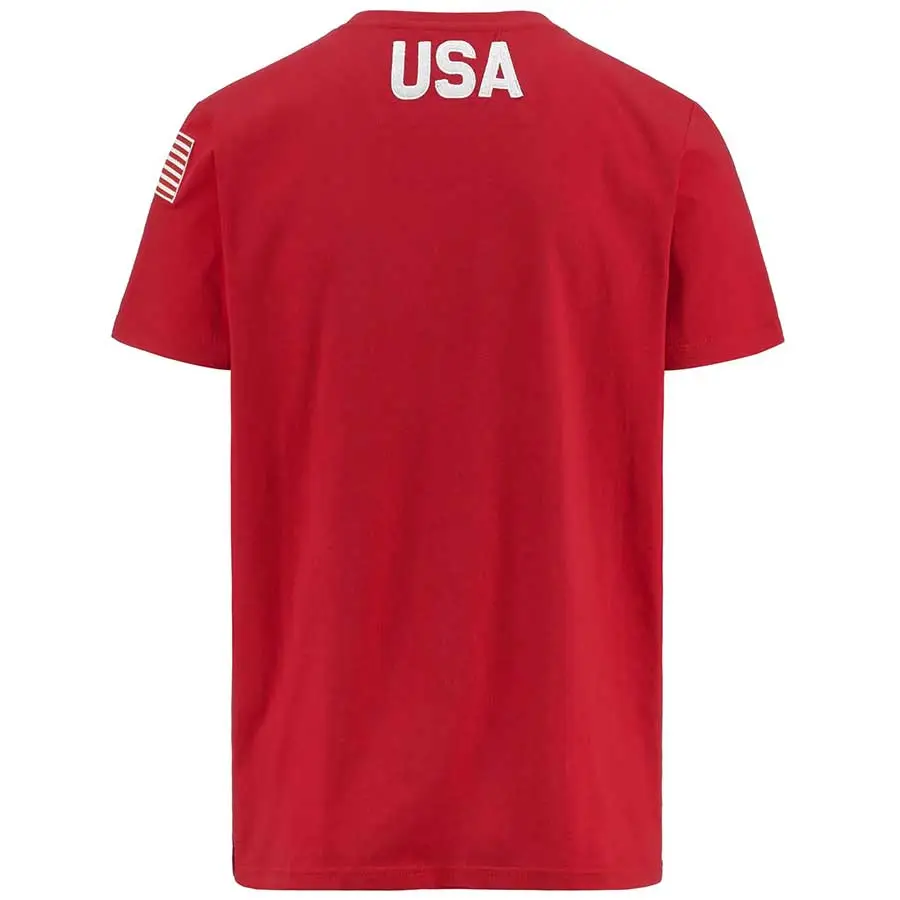 Kappa-Mens-USA-Alpine-Team-T-Shirt-–-Red-USST_12
