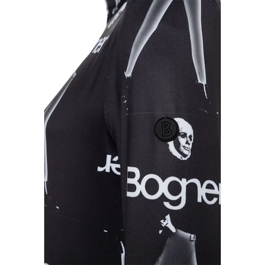 Bogner Womens Beline1 First Layer Shirt - Black White3