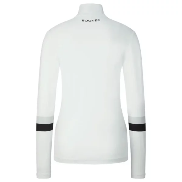 Bogner Womens Beline1 First Layer Shirt - White Black Grey