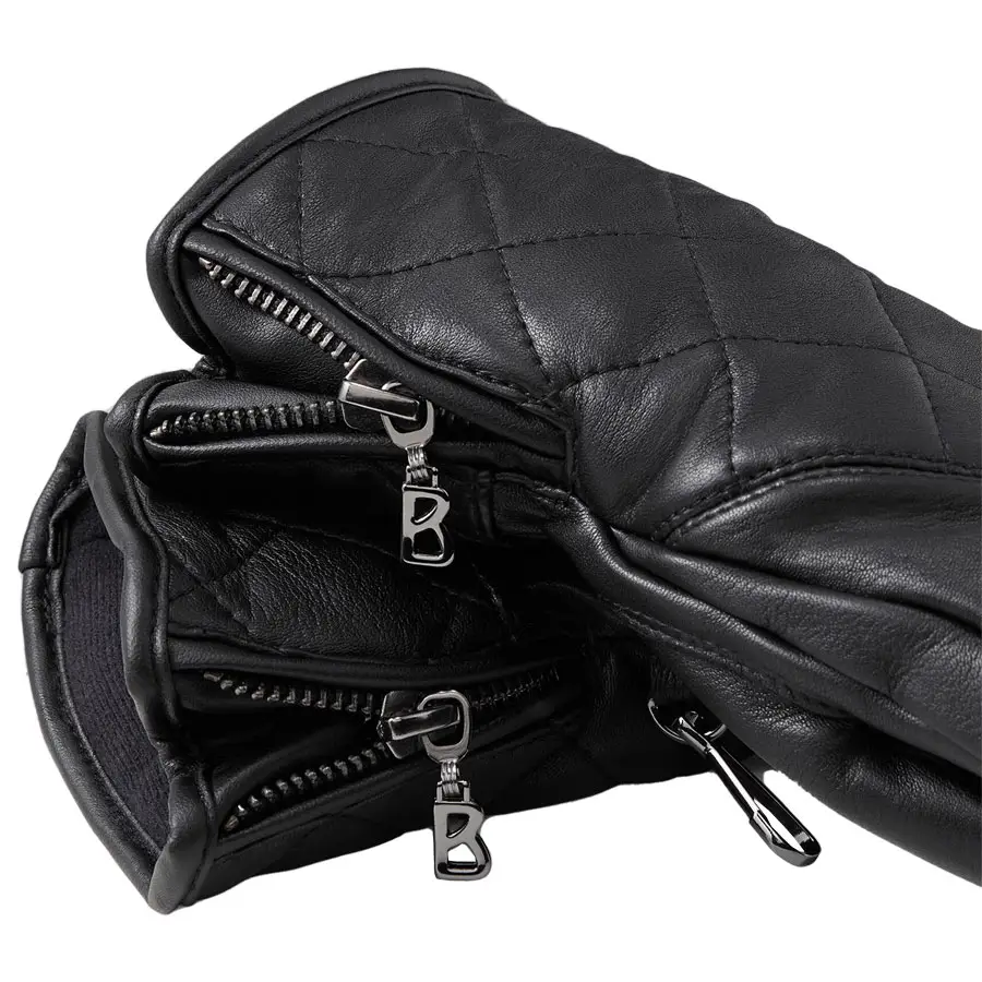 Bogner Womens Dana Leather Glove - Black2