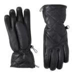Bogner Womens Dana Leather Glove - Black1