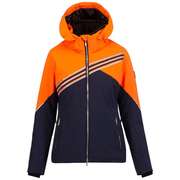 Descente Women's Amanda Ski Jacket - Momiji Orange Dark Night f