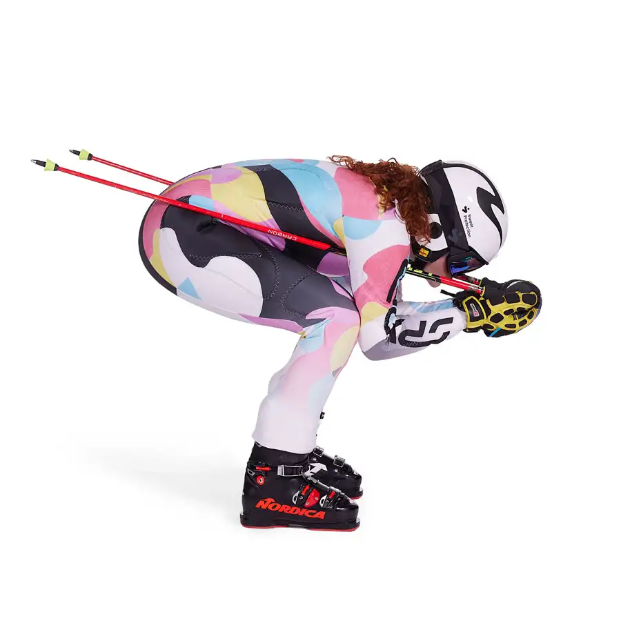 Spyder Women's Performance GS Race Suit - Volcano Vonn
