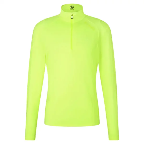Bogner Mens Harry Fleece First Layer Shirt - Vibrant Yellow1