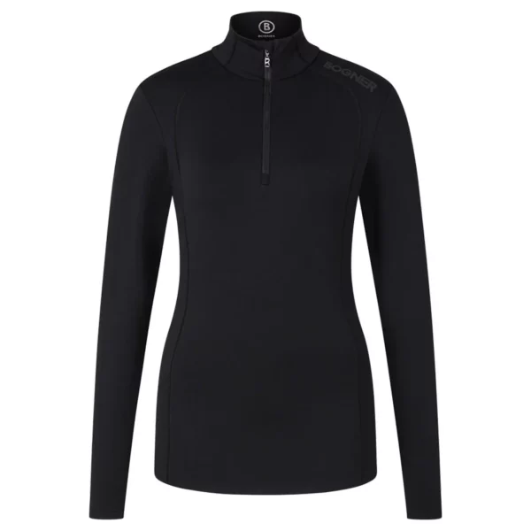 Bogner Womens Medita Fleece First Layer Shirt - Black1