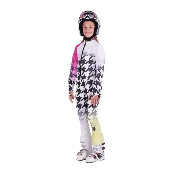 Spyder Girls Performance GS Race Suit - White Combo1