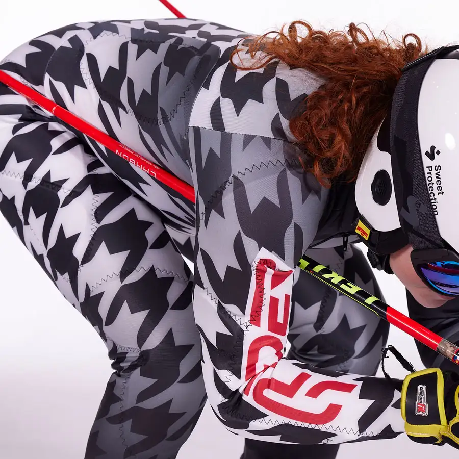 Spyder Womens Performance GS Race Suit - Black Multi - Wintersport