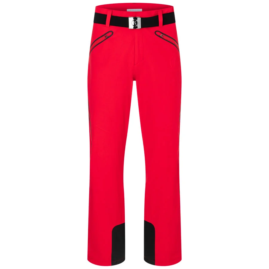 Pantalon de neige de ski Descente rouge pour homme taille 38 (L-XL