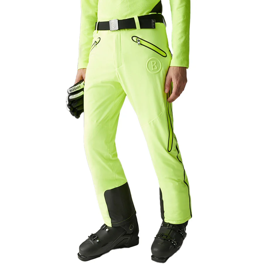 Pantalón de esquí Bogner Tim2 T para hombre - Amarillo vibrante