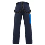 Colmar Mens French Ski Team Full Side Zipper Pant - Blue Black Abyss Blue16
