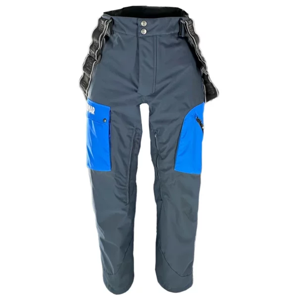 Colmar Mens French Ski Team Full Side Zipper Pant - Blue Black Abyss Blue1